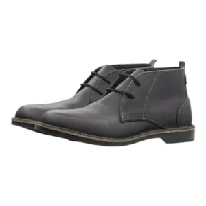 NWOB Veldskoen Chukka Charcoal Gray All Weather Unisex Leather Lace Up Bootie