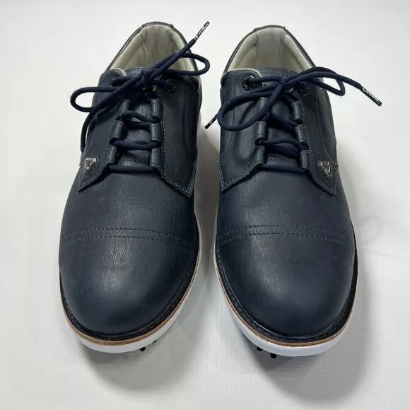 NWOT CUATER TravisMathew Legend Golf Shoes MENS 10 Black Sweet Spot Waterproof