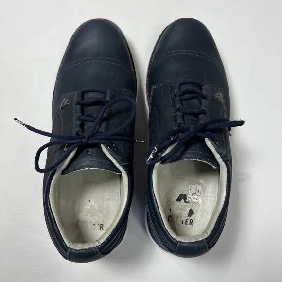 NWOT CUATER TravisMathew Legend Golf Shoes MENS 10 Black Sweet Spot Waterproof