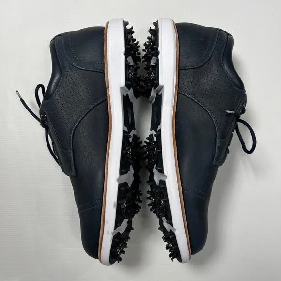 NWOT CUATER TravisMathew Legend Golf Shoes MENS 10 Black Sweet Spot Waterproof
