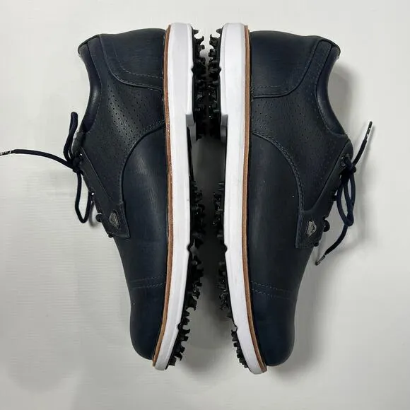 NWOT CUATER TravisMathew Legend Golf Shoes MENS 10 Black Sweet Spot Waterproof