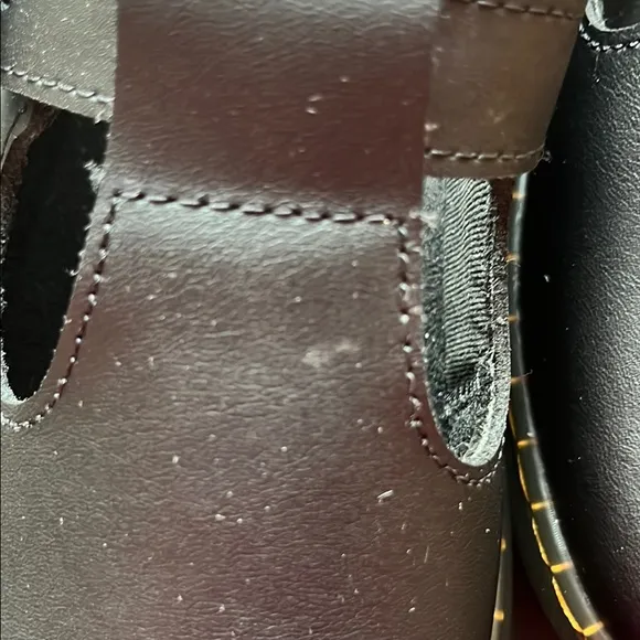 NWOT Dr. Martens Black Leather Mary Jane Shoes Size 8