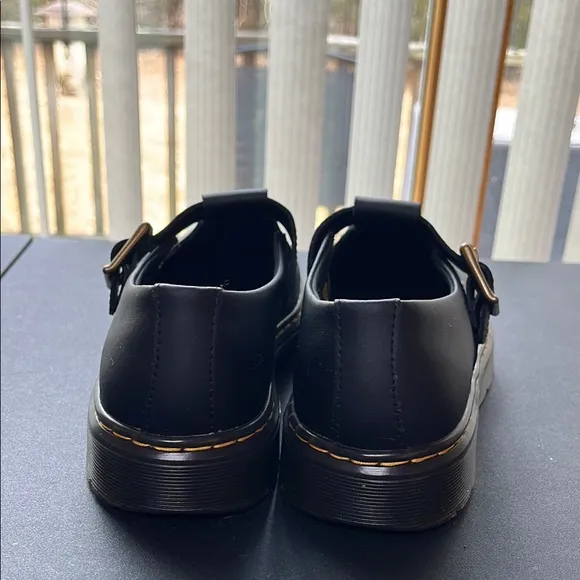 NWOT Dr. Martens Black Leather Mary Jane Shoes Size 8