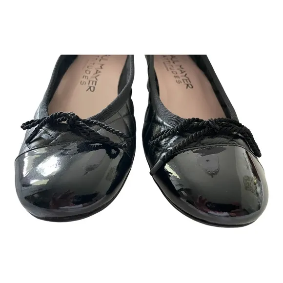 NWOT PAUL MAYER Attitudes TITOU Block Heel Quilted Shoes Size 7.5B