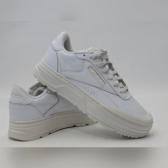 NWOT Reebok Women's Club C Double GEO Comfortable Athletic Shoes White Size 9.5