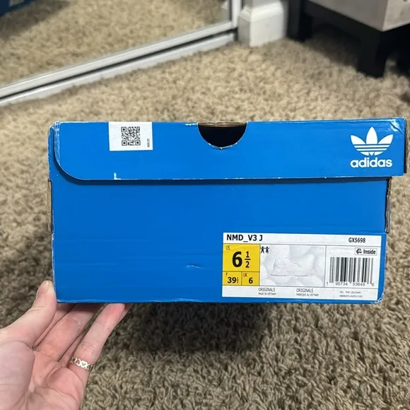NWT Adidas NMD V3 White Iridescent Sneakers