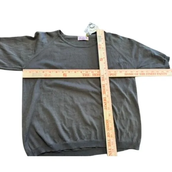 NWT! &quot;JENNIFER T. KNIT COUTURE&quot; 3/4 Sleeve SZ 2X Runs Small Grandma Core Sweater