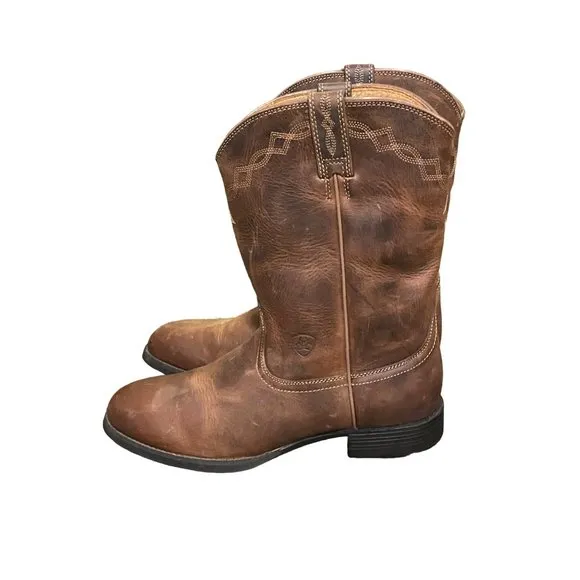 NWT Ariat Size 11 Womens Brown Leather Boots #P-4-8