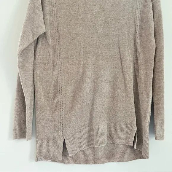 NWT Barefoot Dreams CozyChic Ultra Lite Dockside Pointelle Pullover Sweater XS