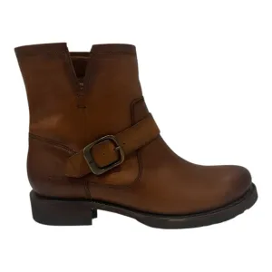 NWT Frye Veronica Brown Leather Ankle Bootie Size 8.5