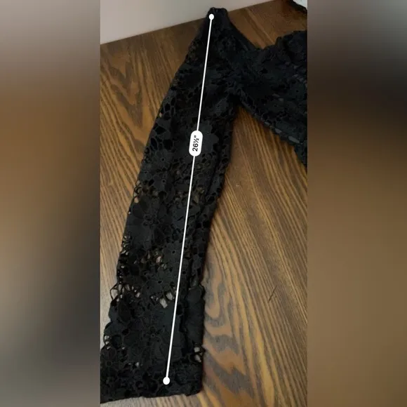 NWT Nutsnbolt black open lattice lace gothic bustier dress Large women’s