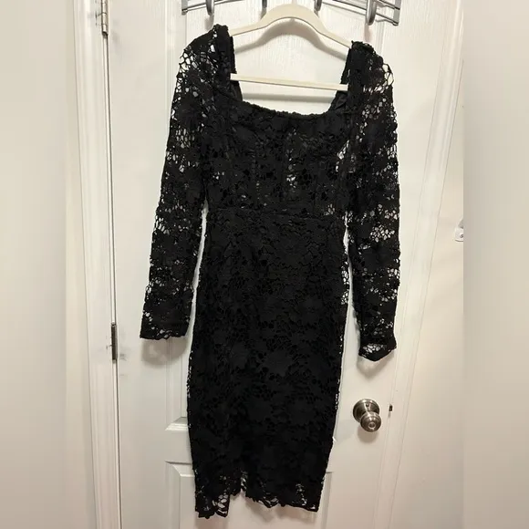 NWT Nutsnbolt black open lattice lace gothic bustier dress Large women’s