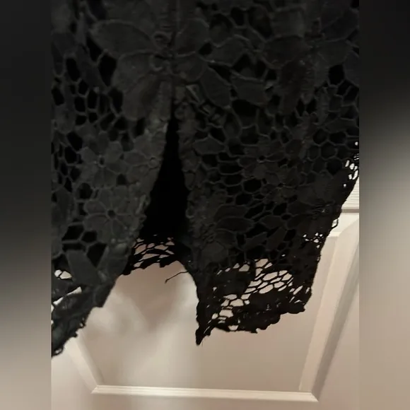 NWT Nutsnbolt black open lattice lace gothic bustier dress Large women’s