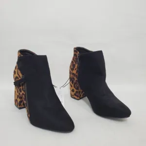 NWT NY &amp; Co Ruby Animal Print Ankle Boots