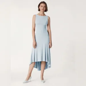 NWT OGL Eco-SkinKiss® - Retreat Boatneck Sleeveless High-low Midi Dress