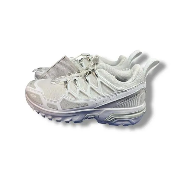 NWT Salomon ACS   Men's Trail Hiking Shoes Men 7 Women 8 White Sneakers