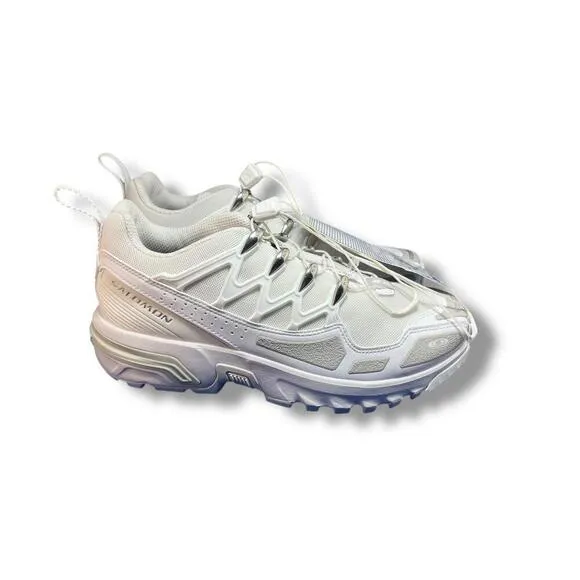 NWT Salomon ACS   Men's Trail Hiking Shoes Men 7 Women 8 White Sneakers