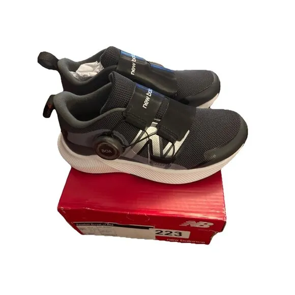 NWT  Shoes New Balance Kids Dynasoft Reveal v4 BOA® (Littles) Sz 12.5 M Black