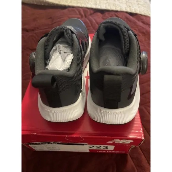 NWT  Shoes New Balance Kids Dynasoft Reveal v4 BOA® (Littles) Sz 12.5 M Black