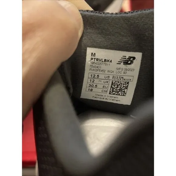 NWT  Shoes New Balance Kids Dynasoft Reveal v4 BOA® (Littles) Sz 12.5 M Black