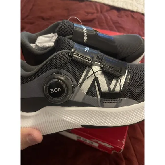 NWT  Shoes New Balance Kids Dynasoft Reveal v4 BOA® (Littles) Sz 12.5 M Black