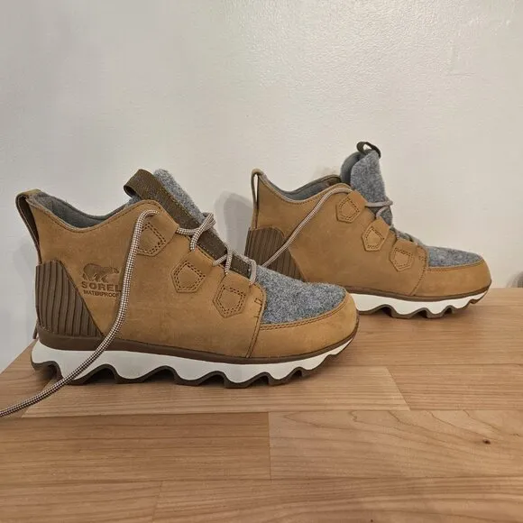 NWT Sorel Kinetic Caribou Winter Boot - Womens, Camel Brown Size 8.5