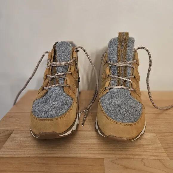 NWT Sorel Kinetic Caribou Winter Boot - Womens, Camel Brown Size 8.5