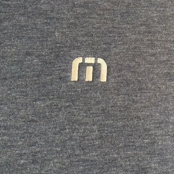 NWT Travis Mathew Cloud Quarter Zip 2.0 Heather Blue Large