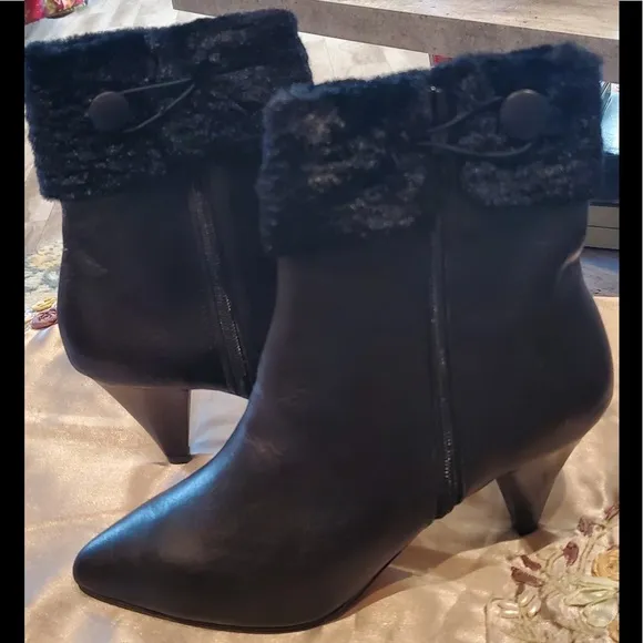 NWT VINTAGE BLACK BRONX by Dumas 38/7.5 made in Italy