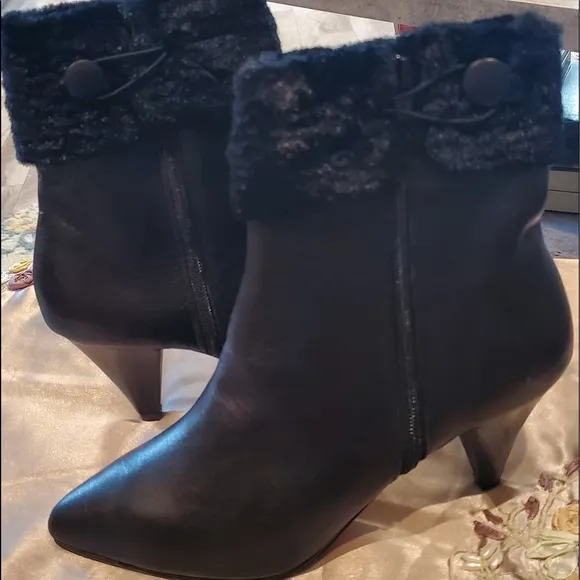 NWT VINTAGE BLACK BRONX by Dumas 38/7.5 made in Italy