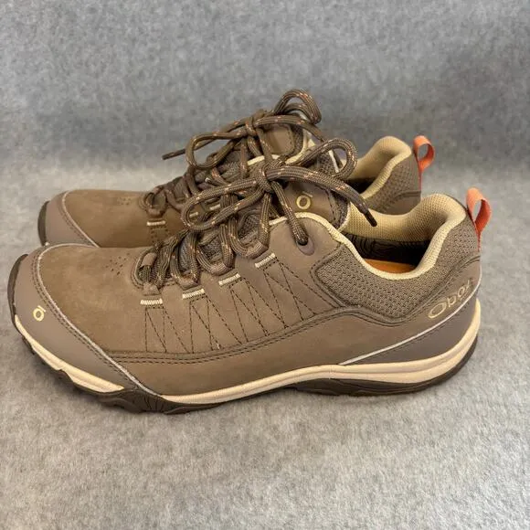 Oboz Ousel Women's Size 8.5 Brown Waterproof Hiking Trail Outdoor Shoes Sneakers