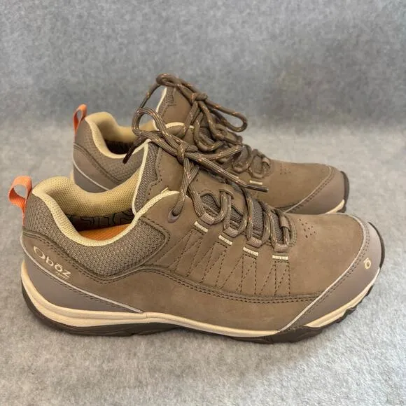 Oboz Ousel Women's Size 8.5 Brown Waterproof Hiking Trail Outdoor Shoes Sneakers