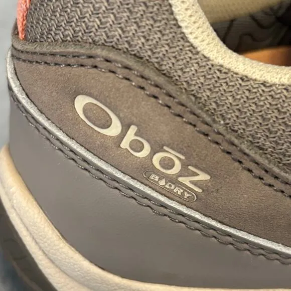 Oboz Ousel Women's Size 8.5 Brown Waterproof Hiking Trail Outdoor Shoes Sneakers
