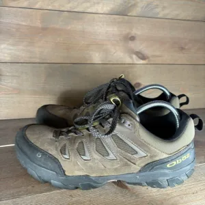 oboz sawtooth X mens size 10 shoes brown leather athletic hiking sneakers