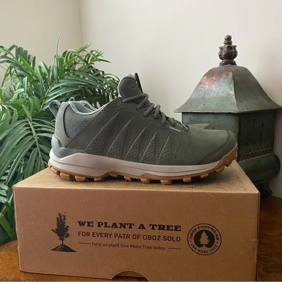 Oboz Sypes Low Leather Waterproof B-Dry Hiking Shoes