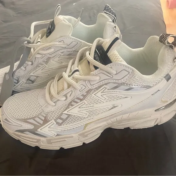 Off-White Athletic Shoes in White and Gray