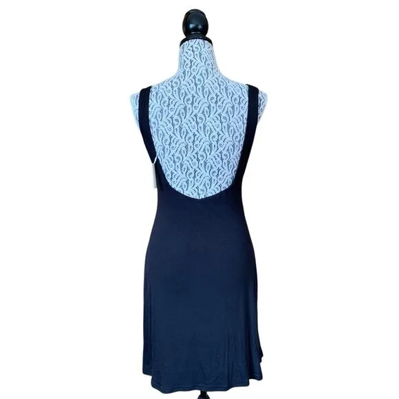OGLMove Cooling Open Back Bandless Brami Mini Dress - Black Size M