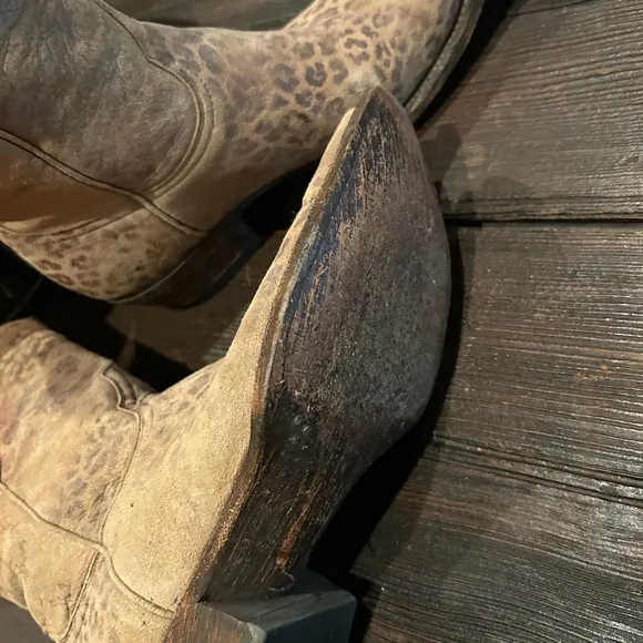 Old Gringo Loepardito Print Cowboy Boots