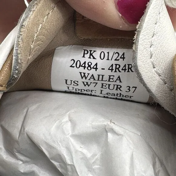 OluKai Golf Wailea Women's Spikeless Waterproof Golf Shoes Size 7 New