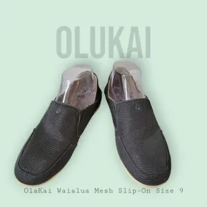 OluKai Waialua Mesh Slip Ons - Size 9 - Great Comfortable Shoes!