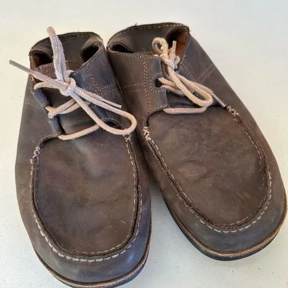 Olukia Men's Brown Leather Shoes