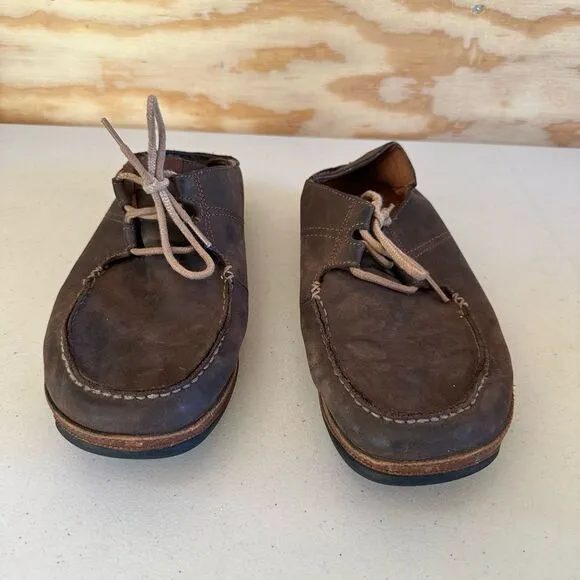 Olukia Men's Brown Leather Shoes
