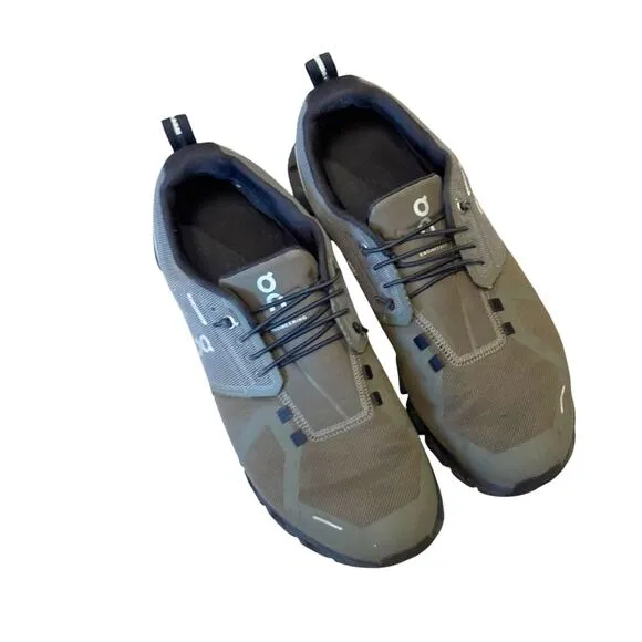 On Cloud 5 Waterproof Comfort Sneaker Shoes Men's Green Size 10.5
