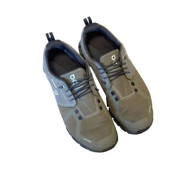 On Cloud 5 Waterproof Comfort Sneaker Shoes Men's Green Size 10.5