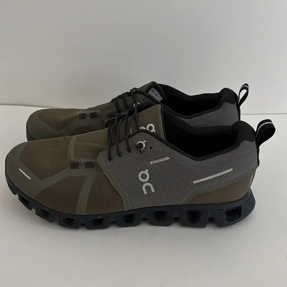 On Cloud 5 Waterproof Running Shoes Olive Green CloudTec Womens Size 9