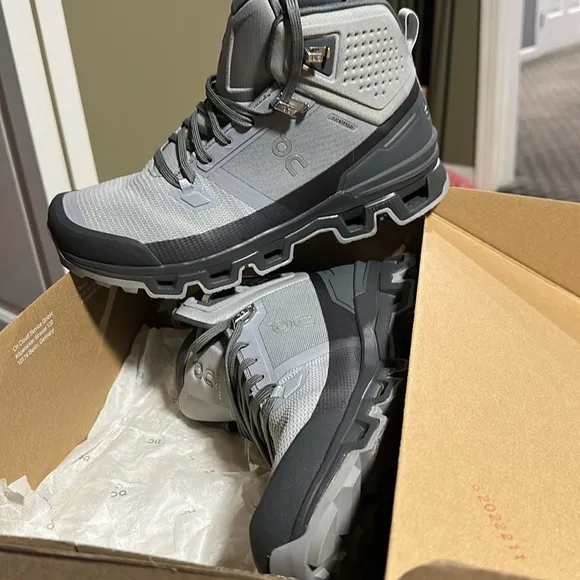 On Cloudrock 2 Waterproof Men's Shoes - Alloy Eclipse