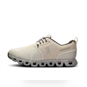 On Running Cloud 5 Waterproof In Pearl White Athletic Shoes Size 9 Women