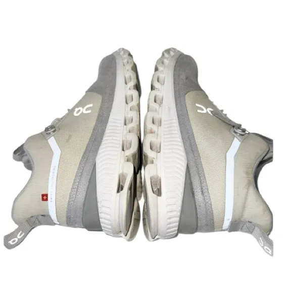 On Running Women’s Sz 9 Cloud Hi Sneakers Glacier Gray Cream Shoes Hi-top