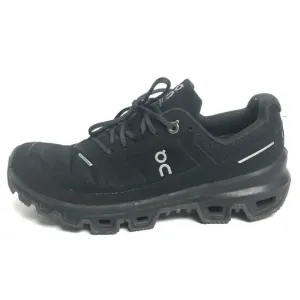 On Womens Cloudventure Waterproof Running Shoe Black Size 6M