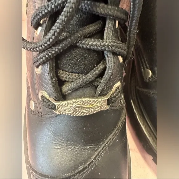 Orange County Choppers Black Leather Motorcycle Boots